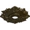 Ekena Millwork Riley Ceiling Medallion (Fits Canopies up to 4 5/8"), 18"OD x 3 1/2"ID x 1 1/2"P, Green Gold CM18RLGGS - alternate 3
